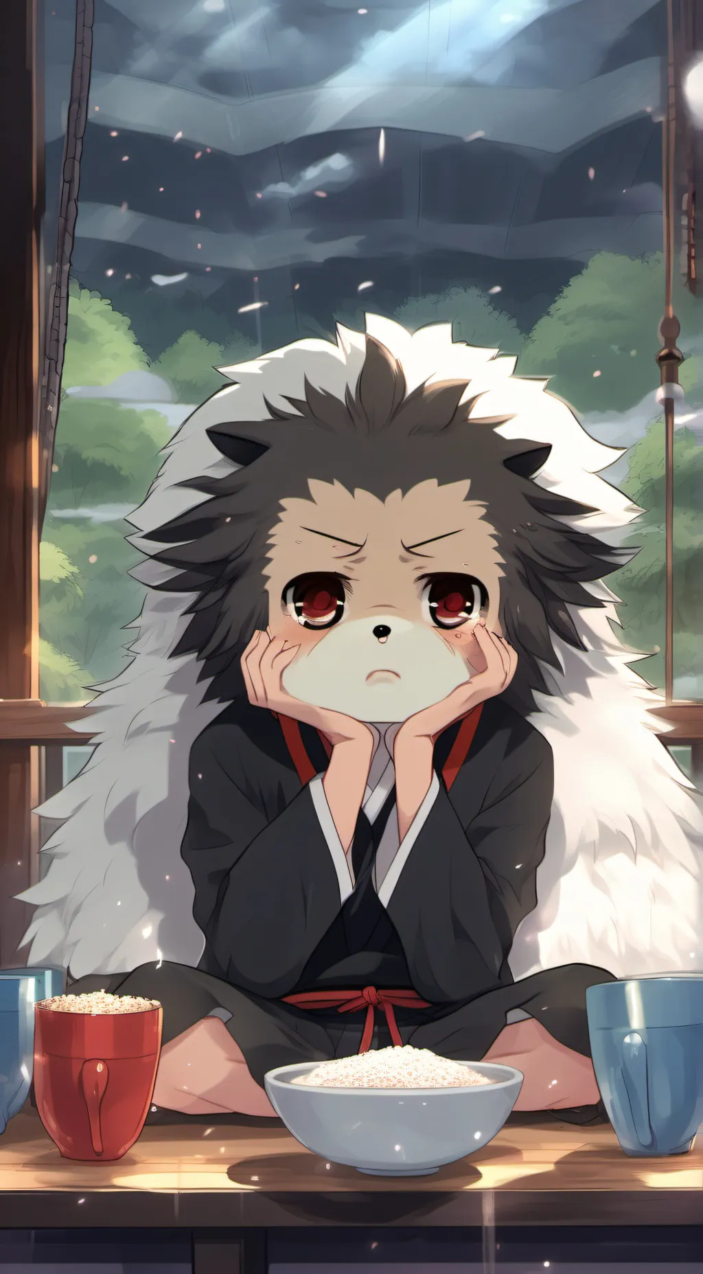 ai character: Inosuke background