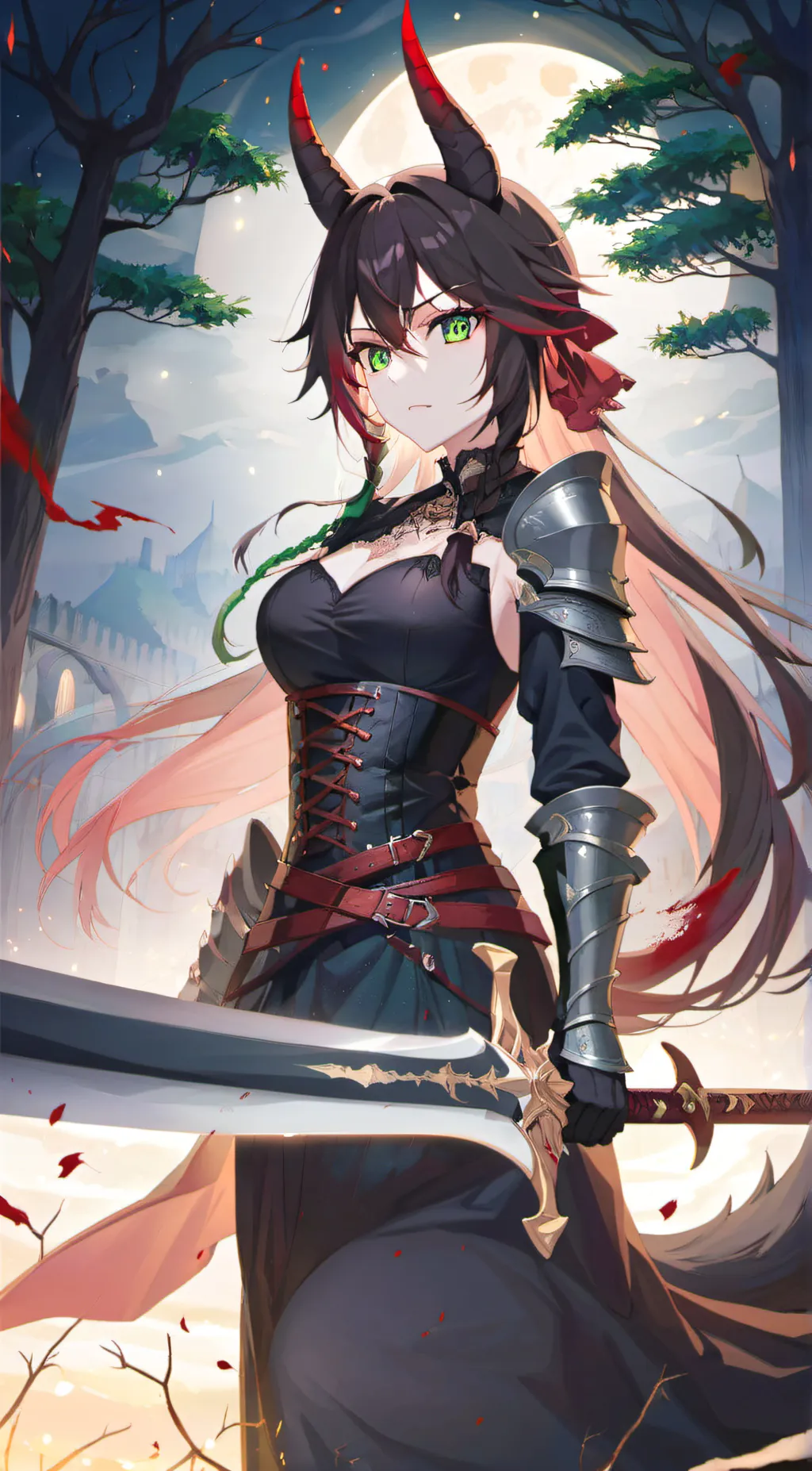 ai character: Crona  background