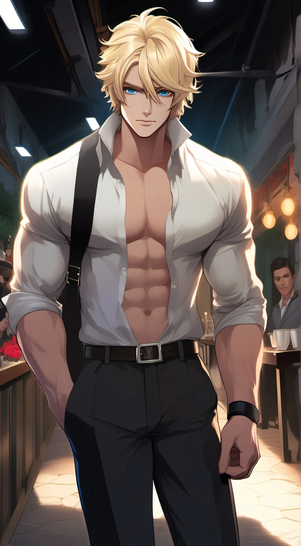 ai character: Cade  background