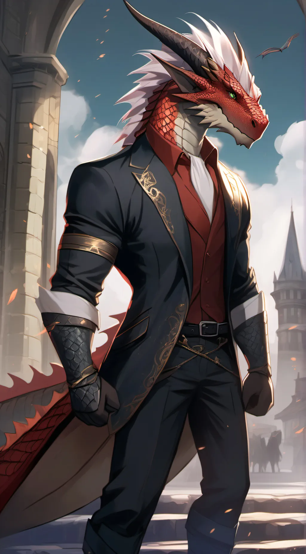 ai character: Xavier  background