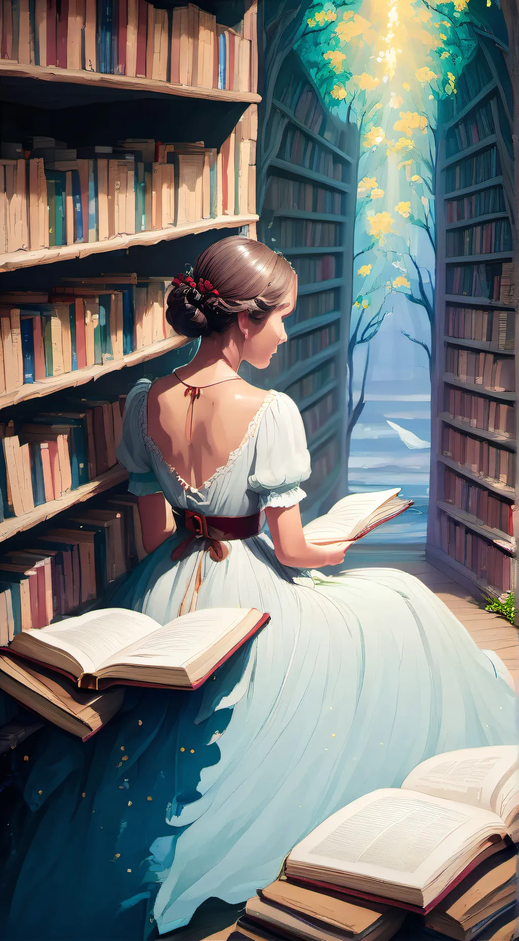 ai character: cinderella  background