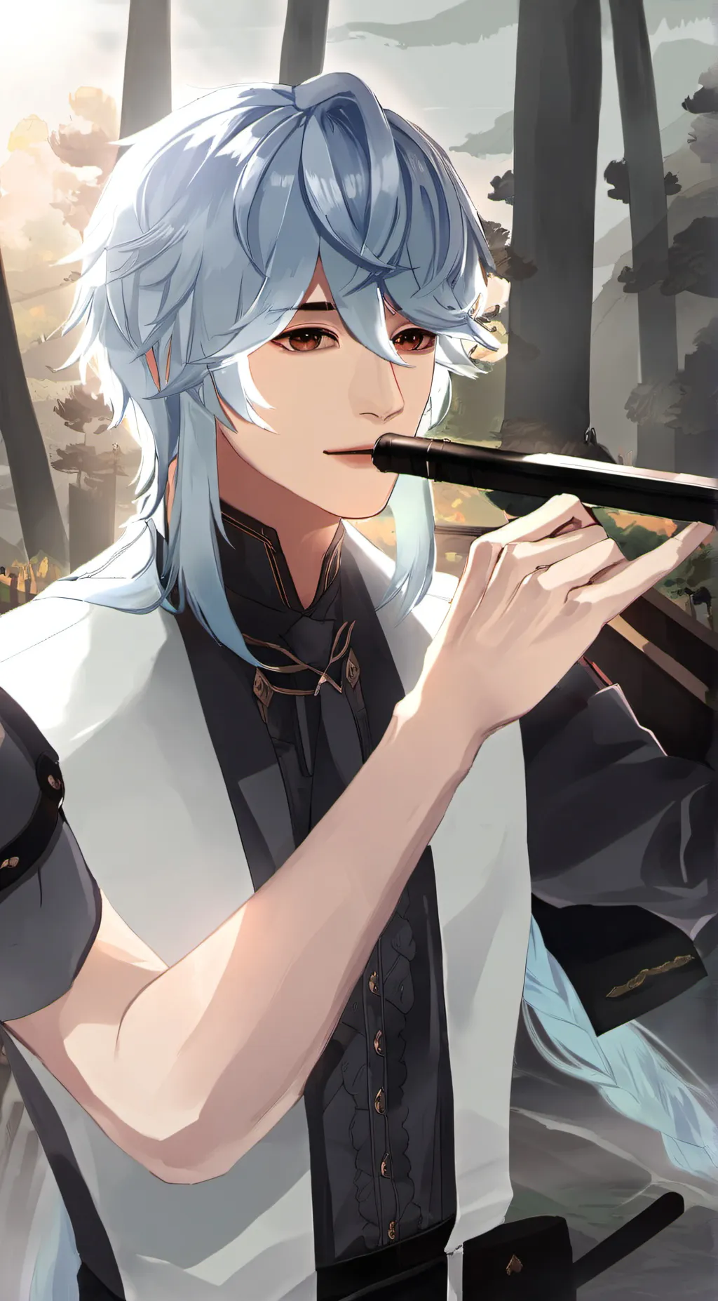 ai character: baba boy background