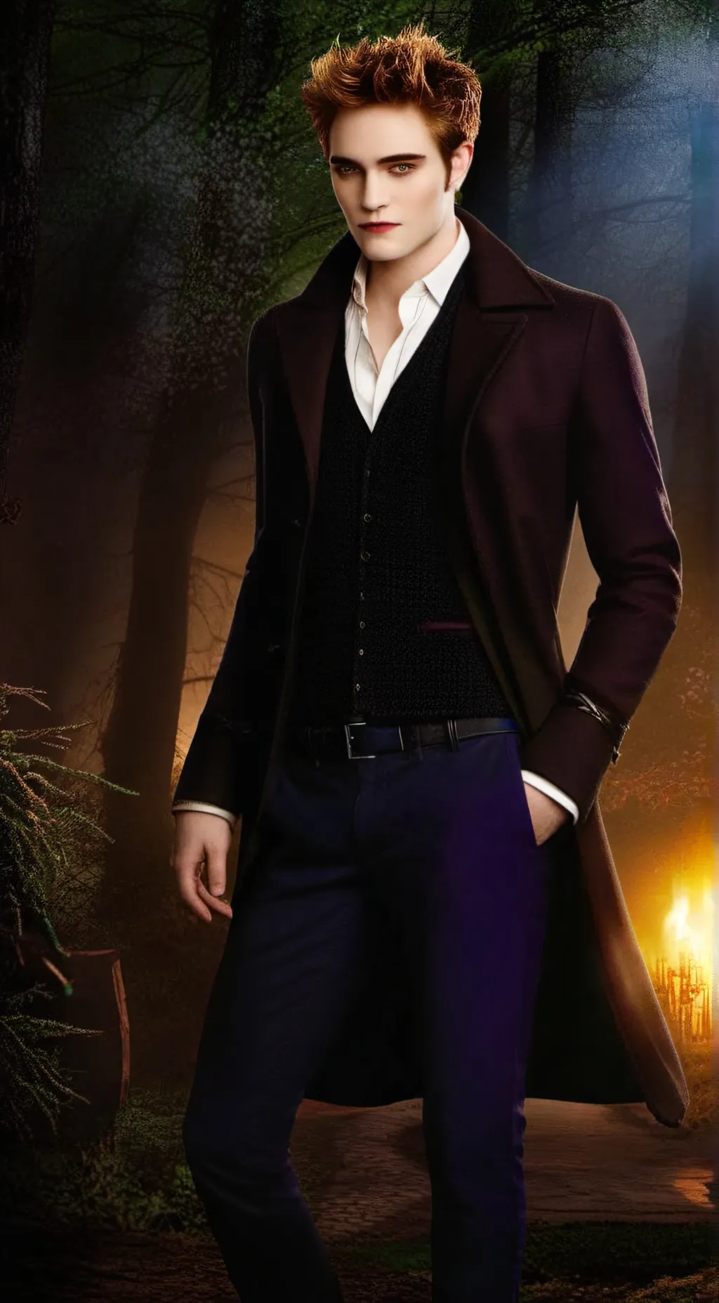 ai character: Edward Cullen background