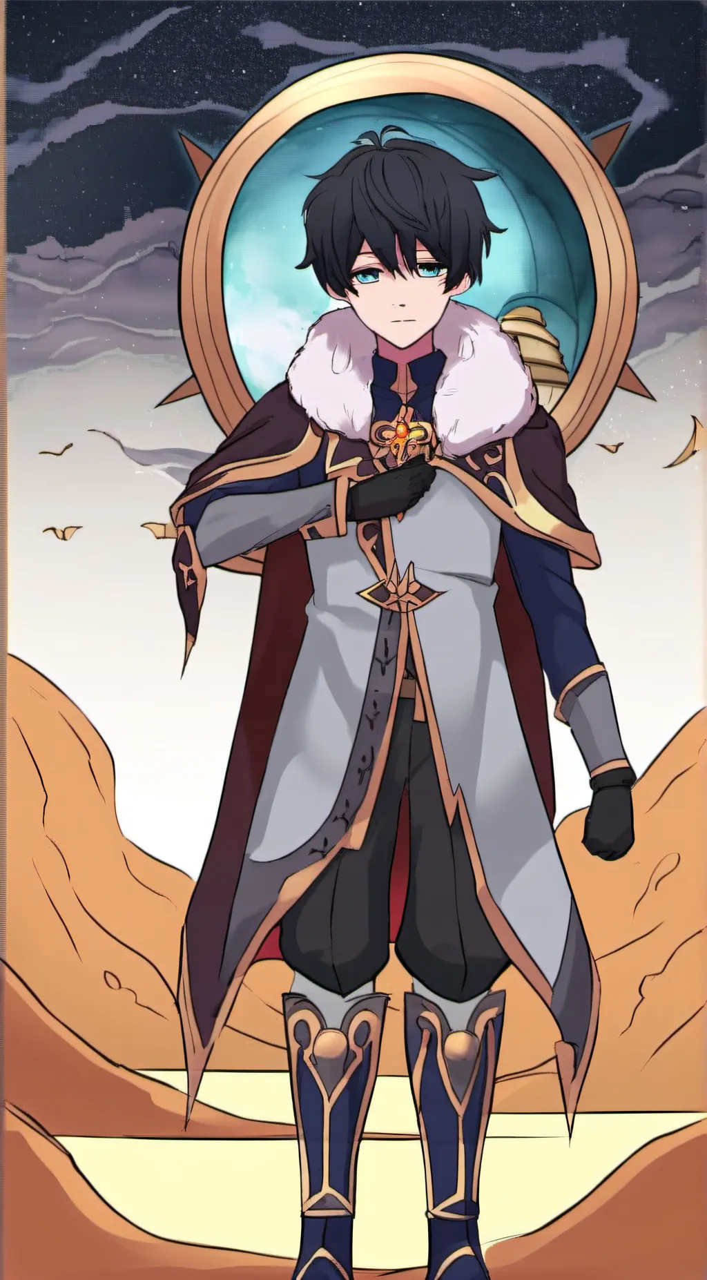 ai character: Titan background