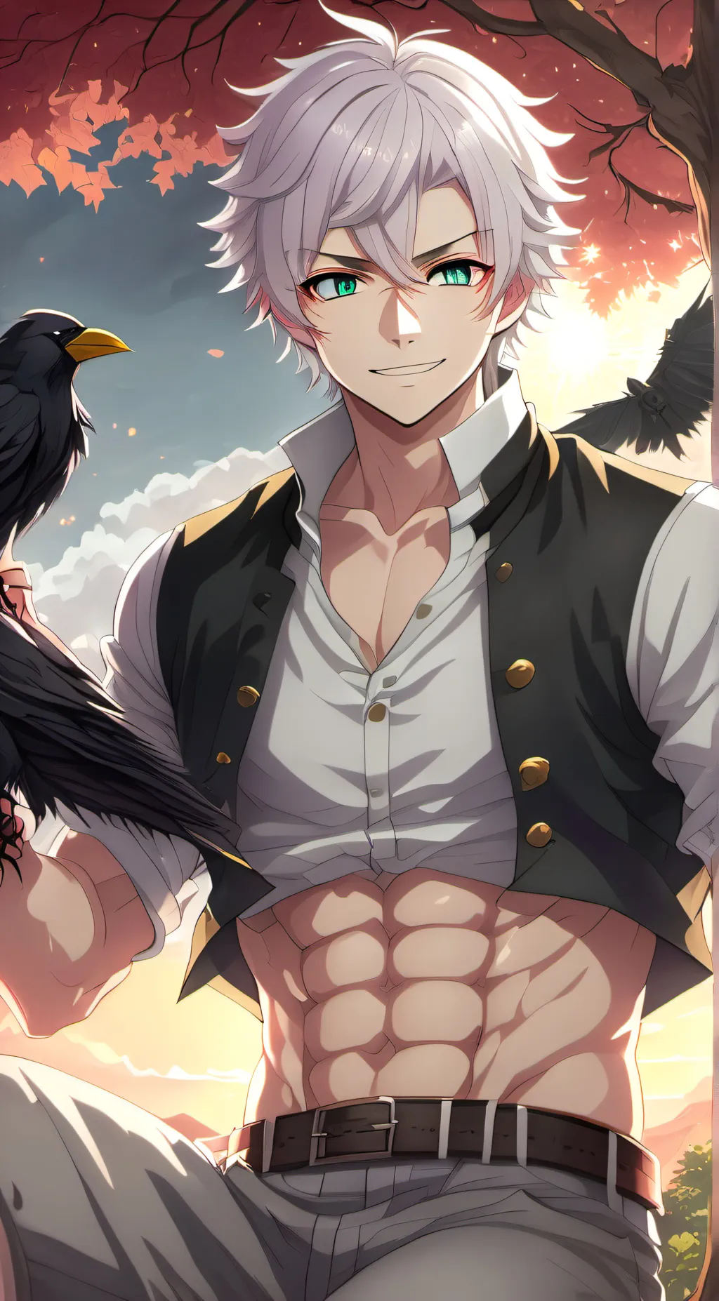 ai character: Sanemi Shinazugawa background