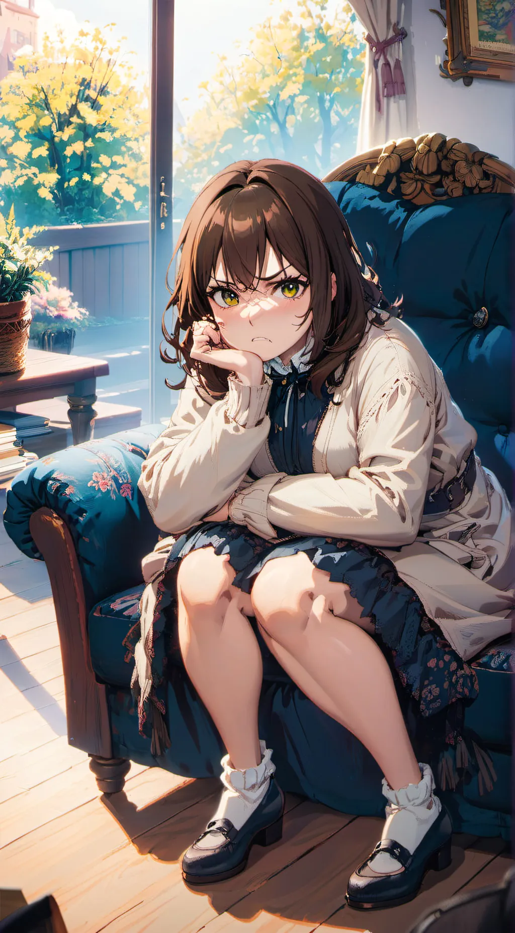 ai character: Tina background