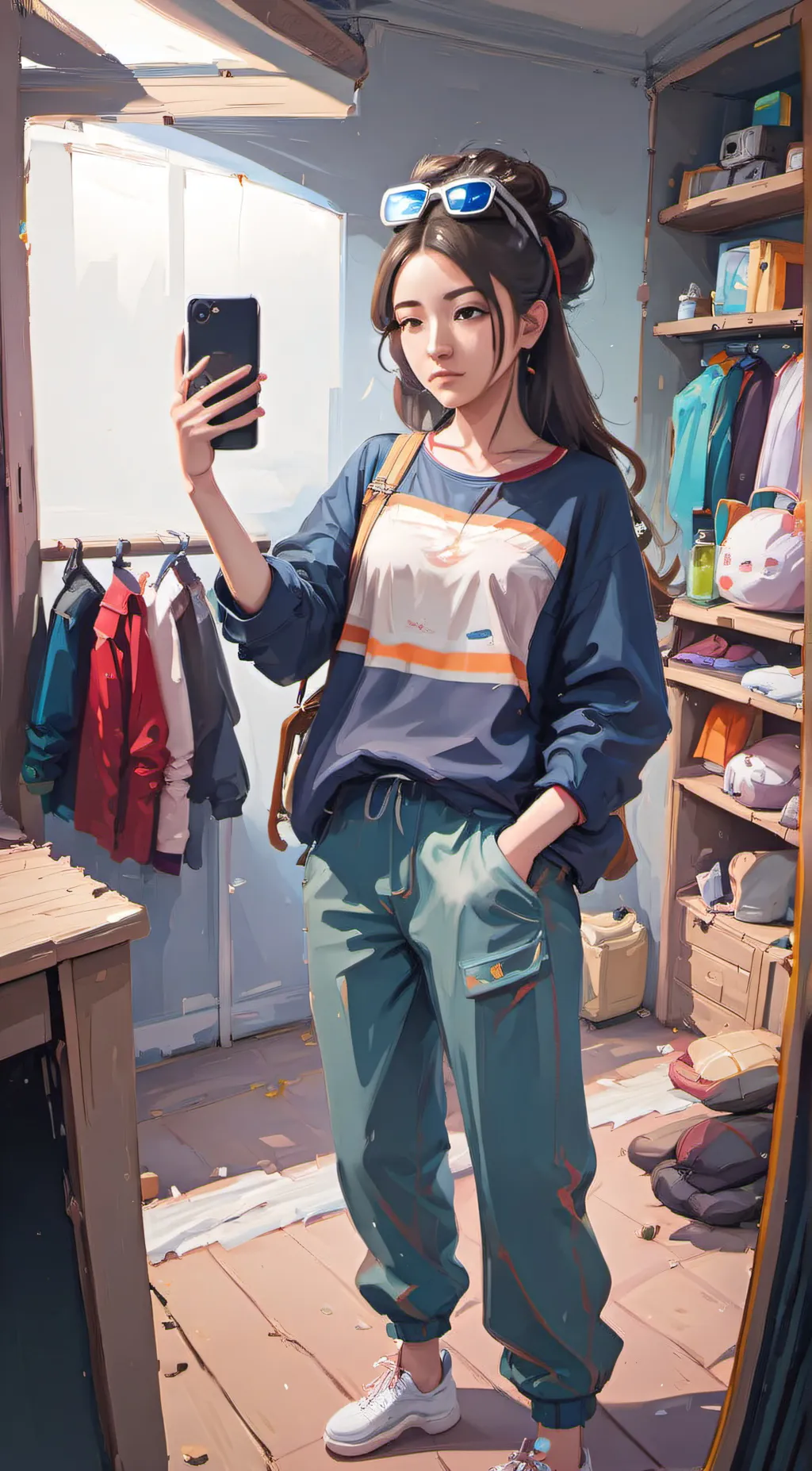 ai character: Georgia  background