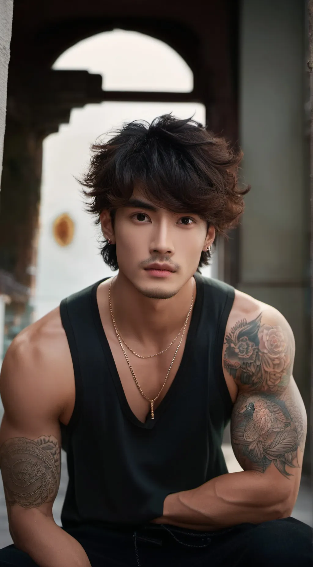 ai character: °~ Patrick ~° background