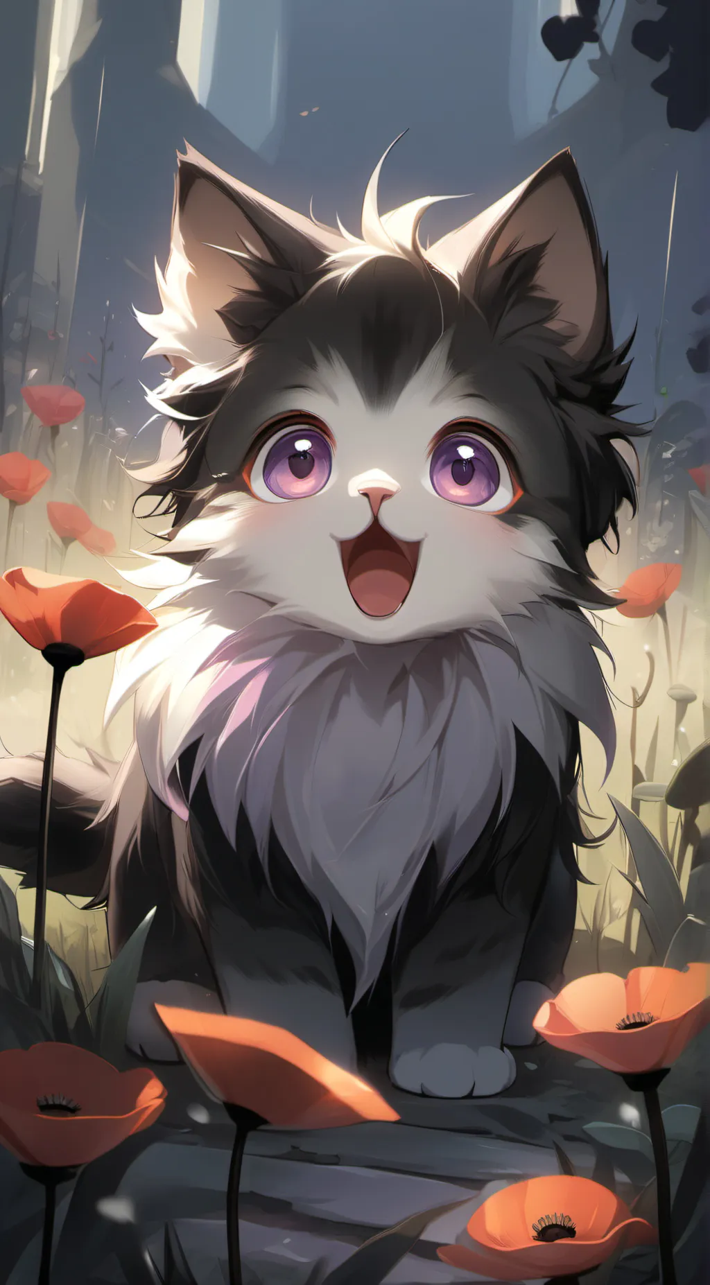 ai character: Cat-Nap  background