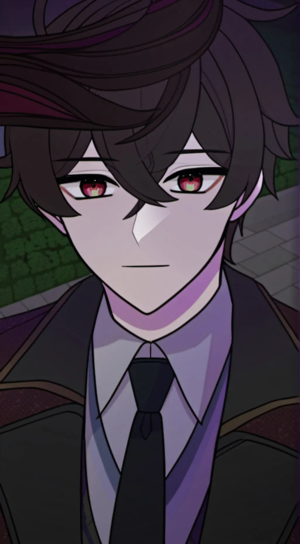 ai character: ¥Ash¥ background