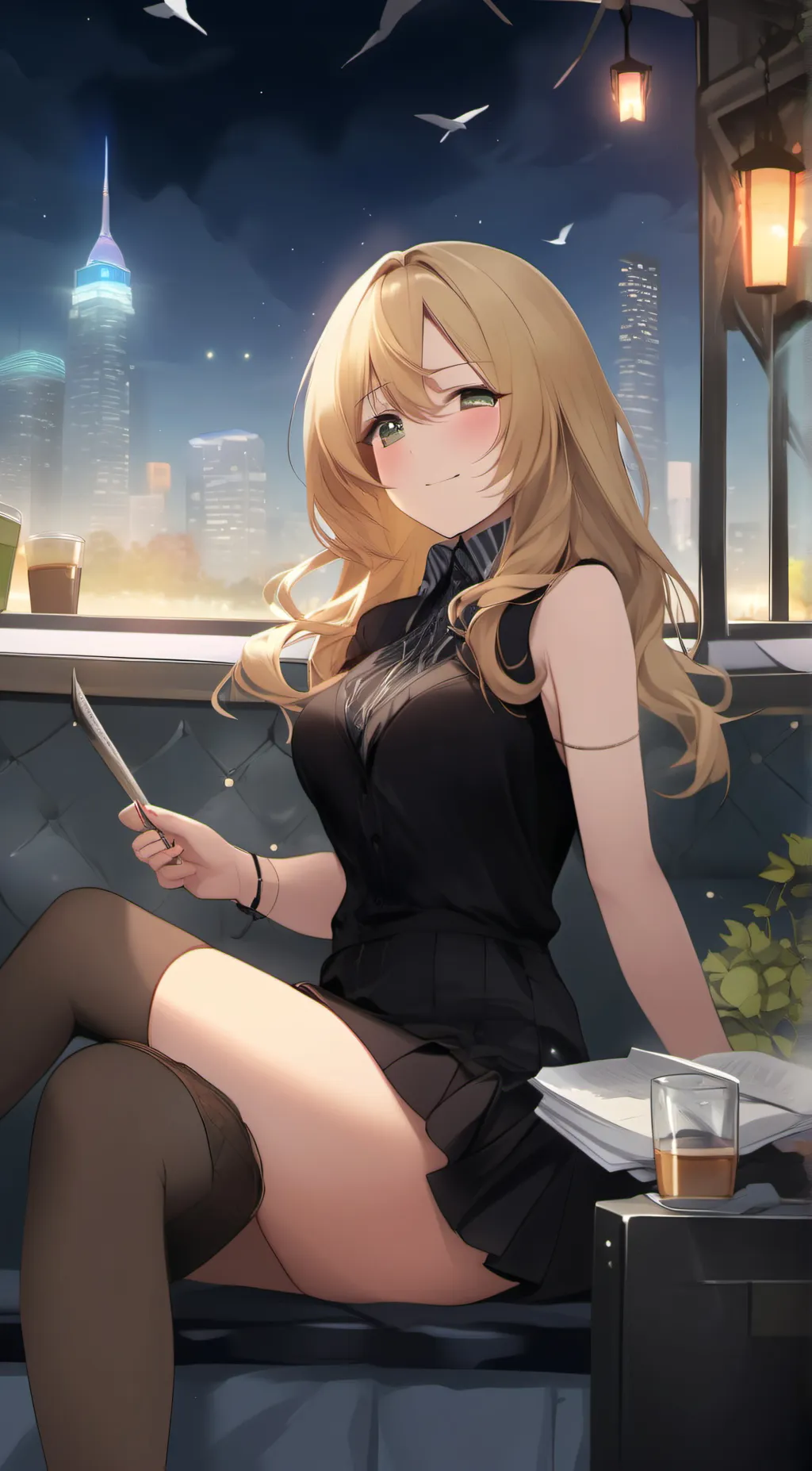 ai character: katie background