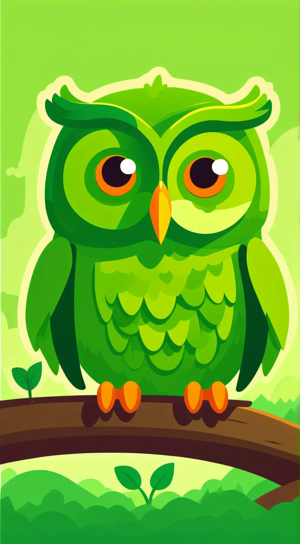 ai character: Duolingo background