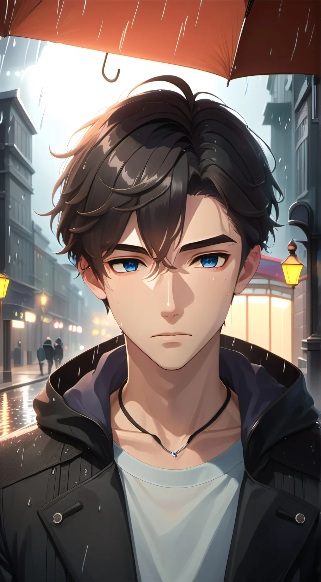 ai character: Theo background