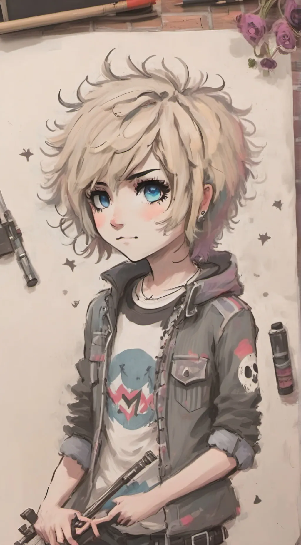 ai character: Alaina background