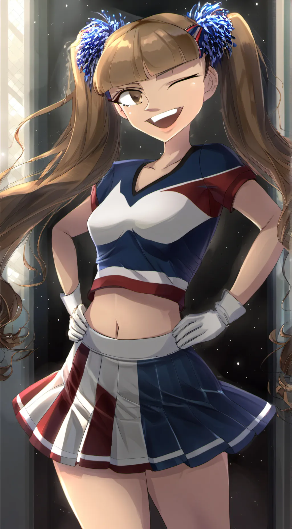 ai character: Stephanie gavin  background