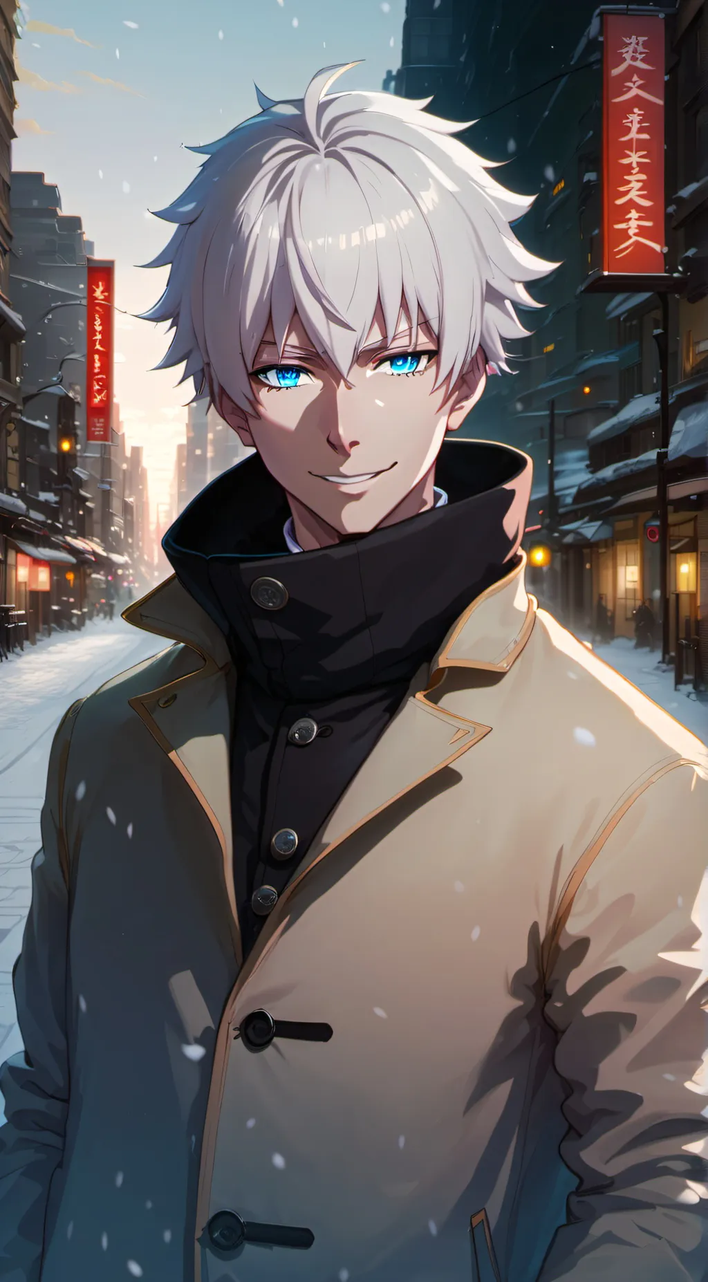 ai character: Satoru Gojo background