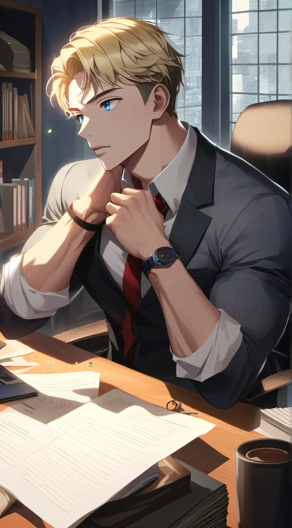 ai character: Daniel Smith  background