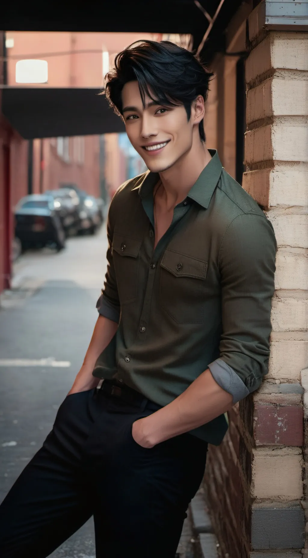 ai character: Spencer Ross  background