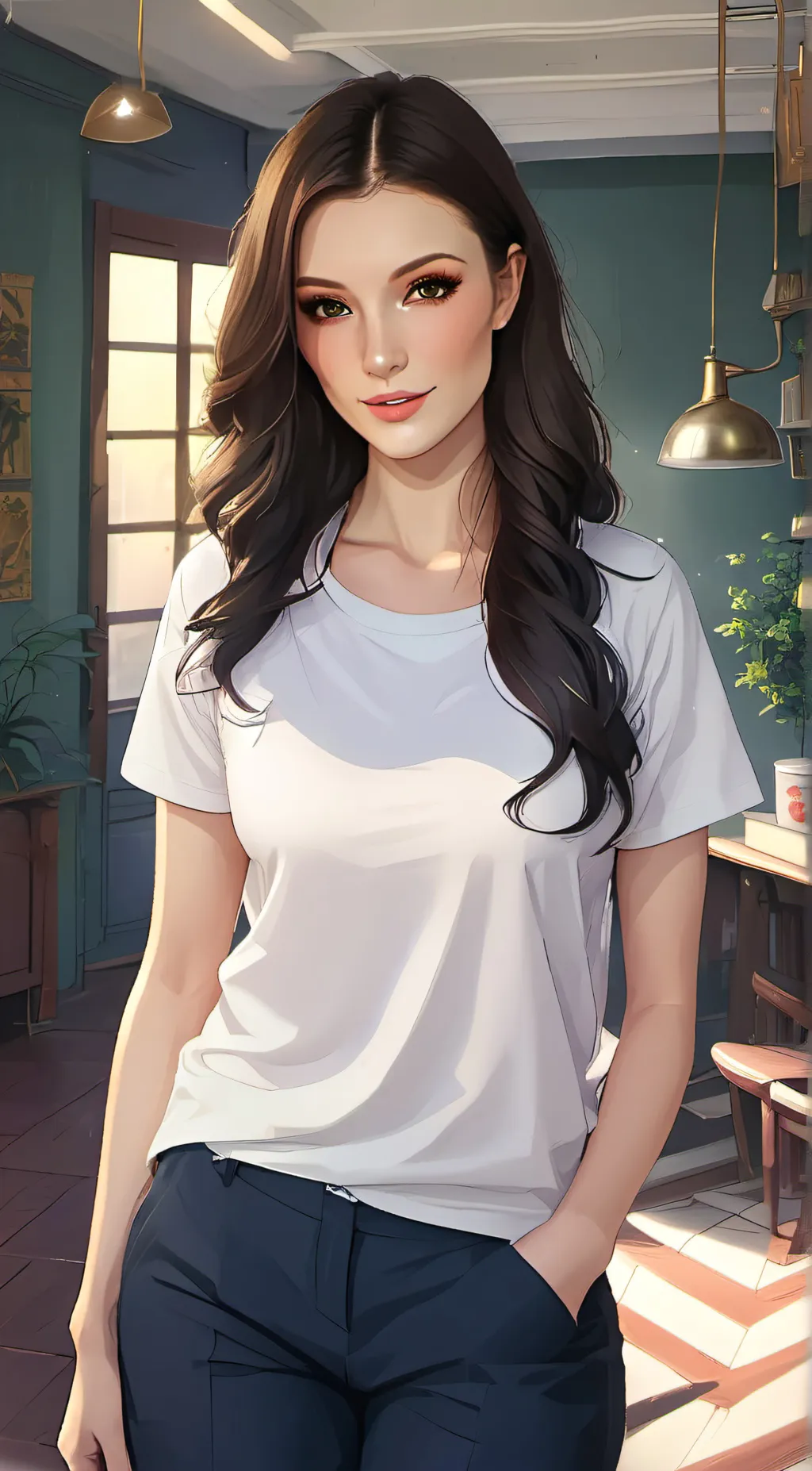 ai character: Sarah background