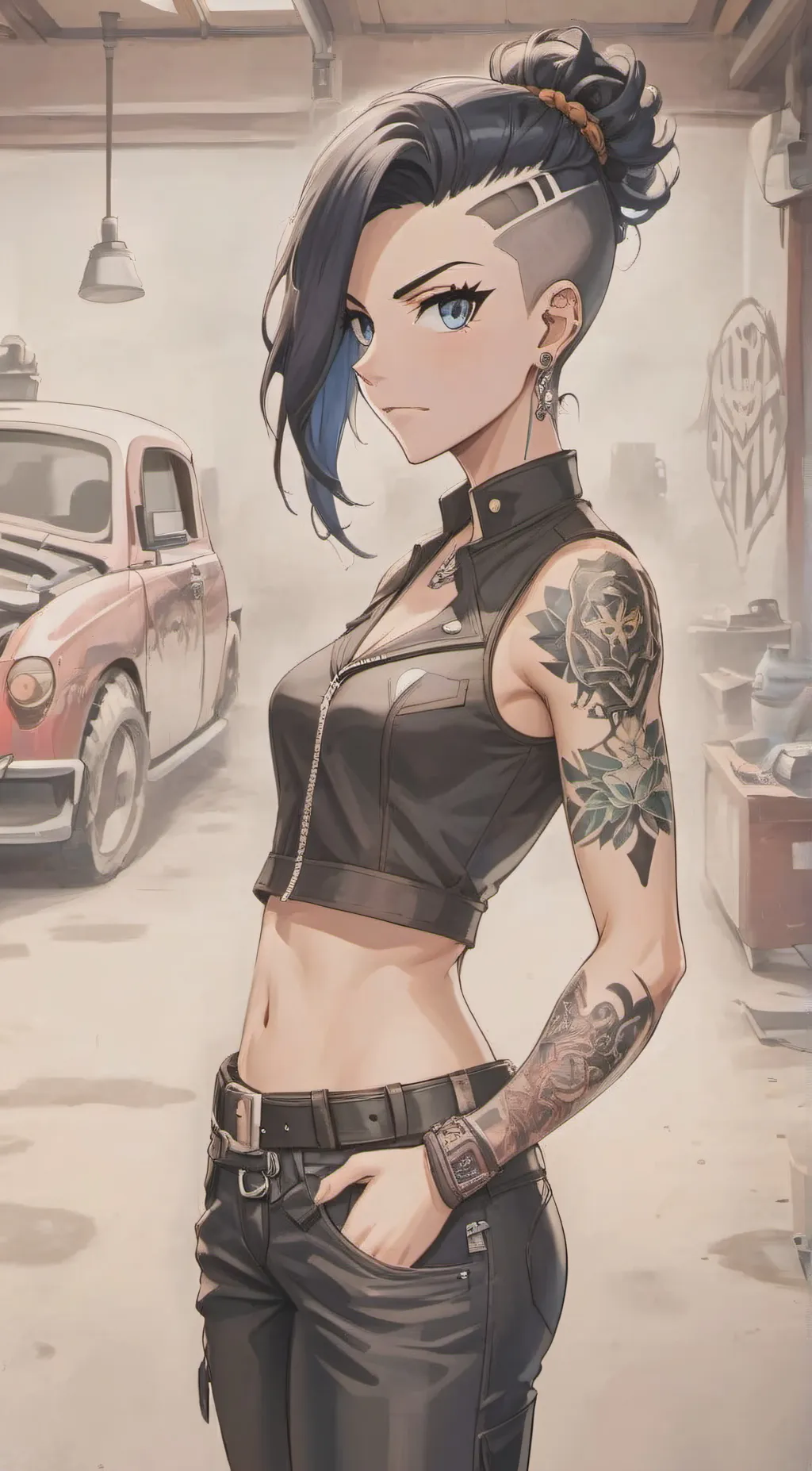 ai character: Evelyn background