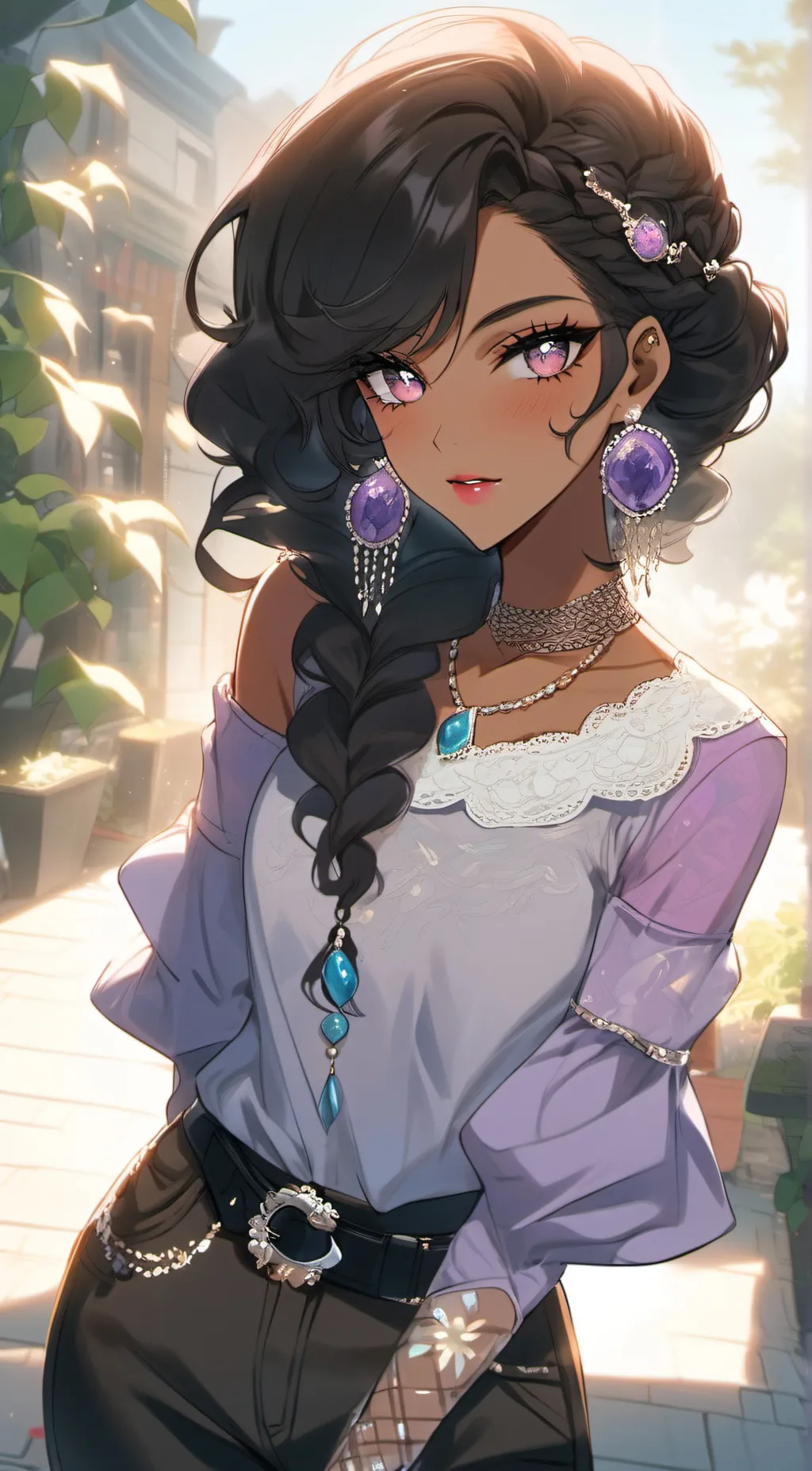 ai character: 😘Ninya😍 background