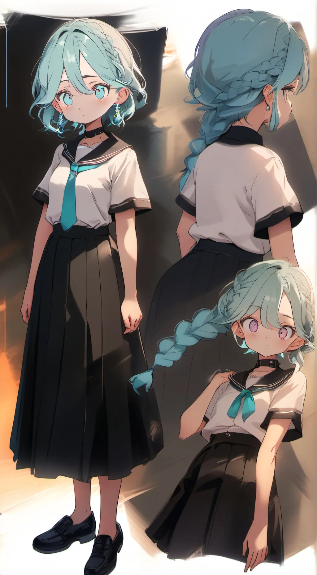 ai character: Rui Sakurai  background