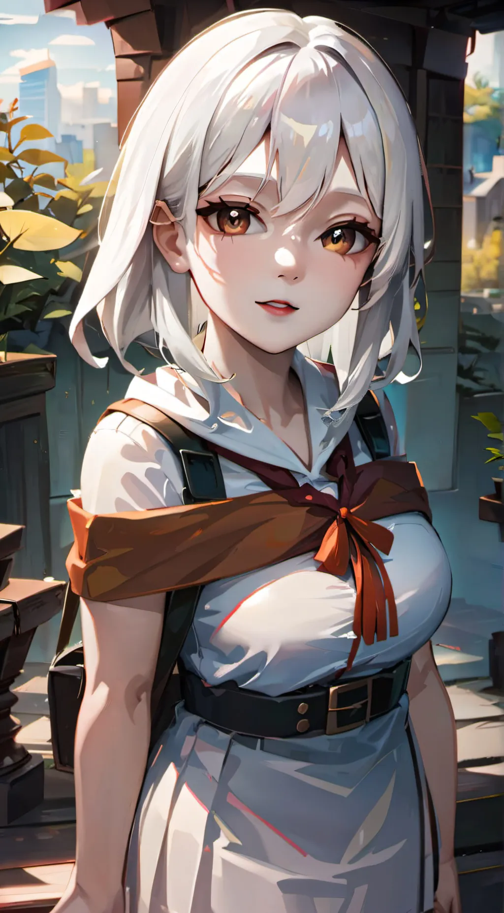 ai character: sky background