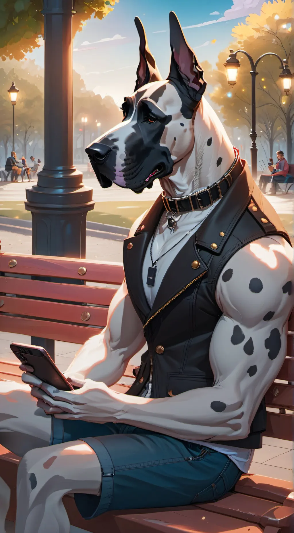 ai character: Max background