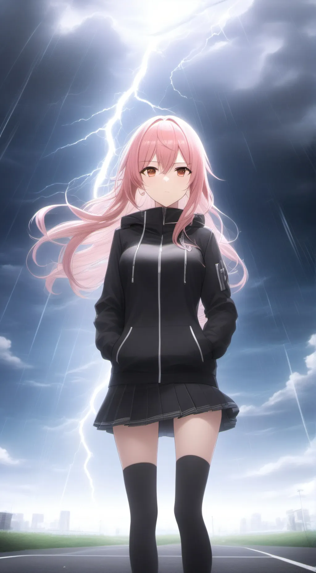 ai character: Sky background