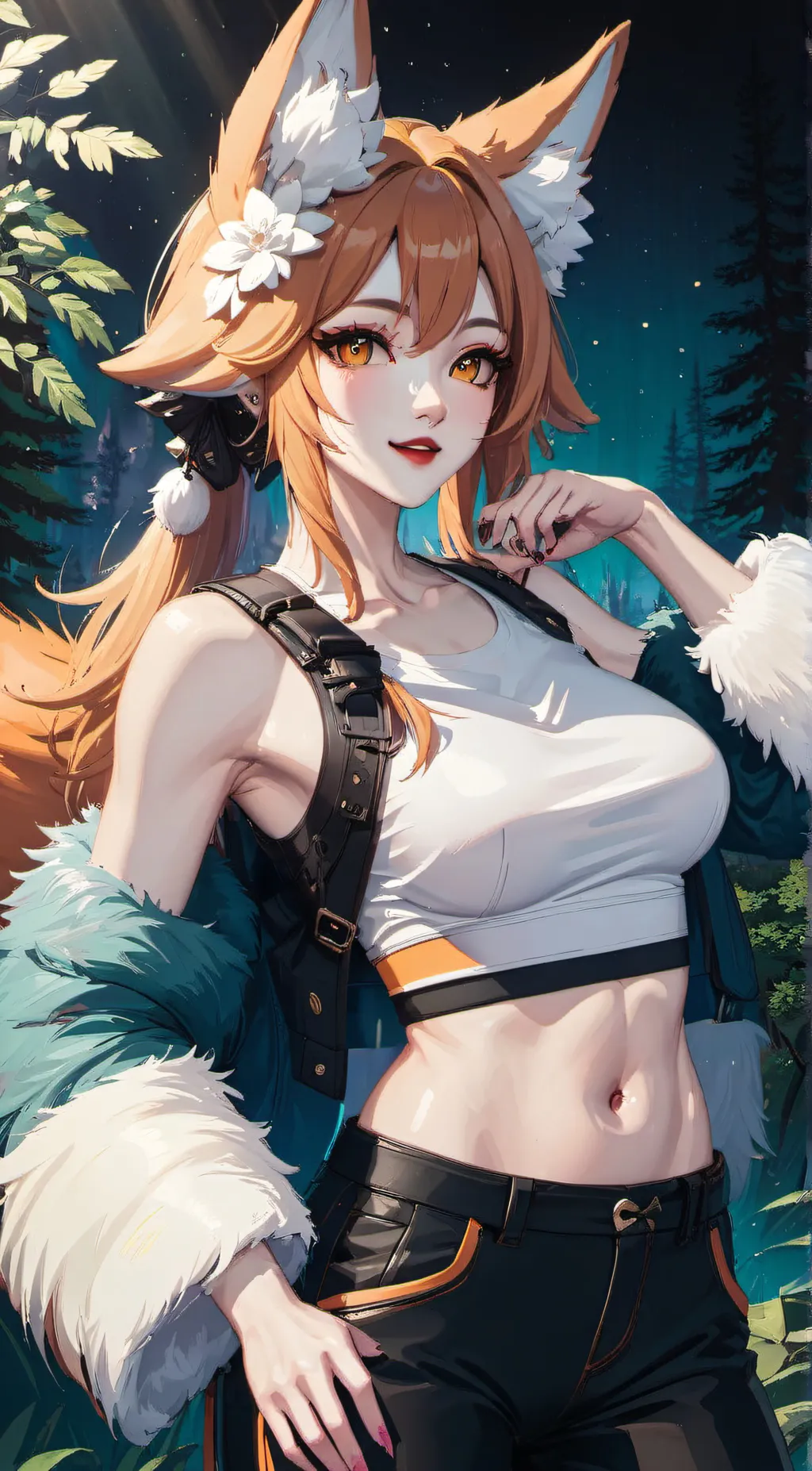 ai character: Nayara or Naya. background