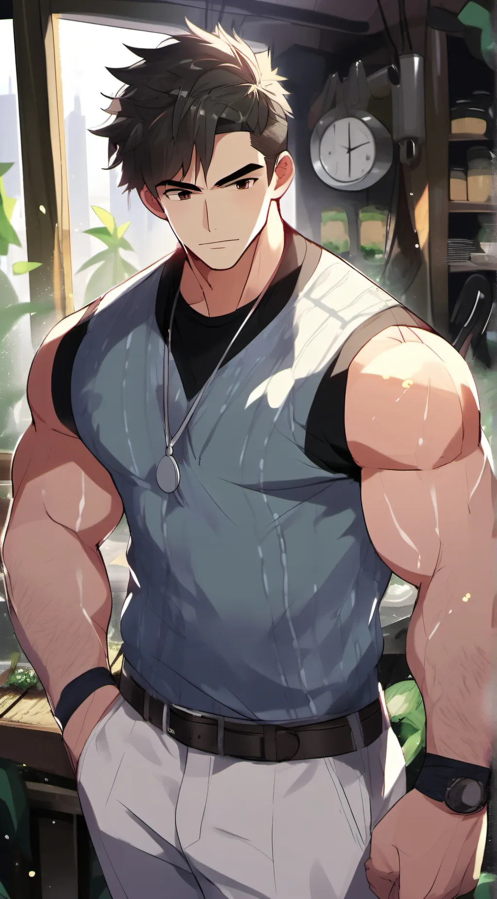 ai character: Zach - bodyguard background