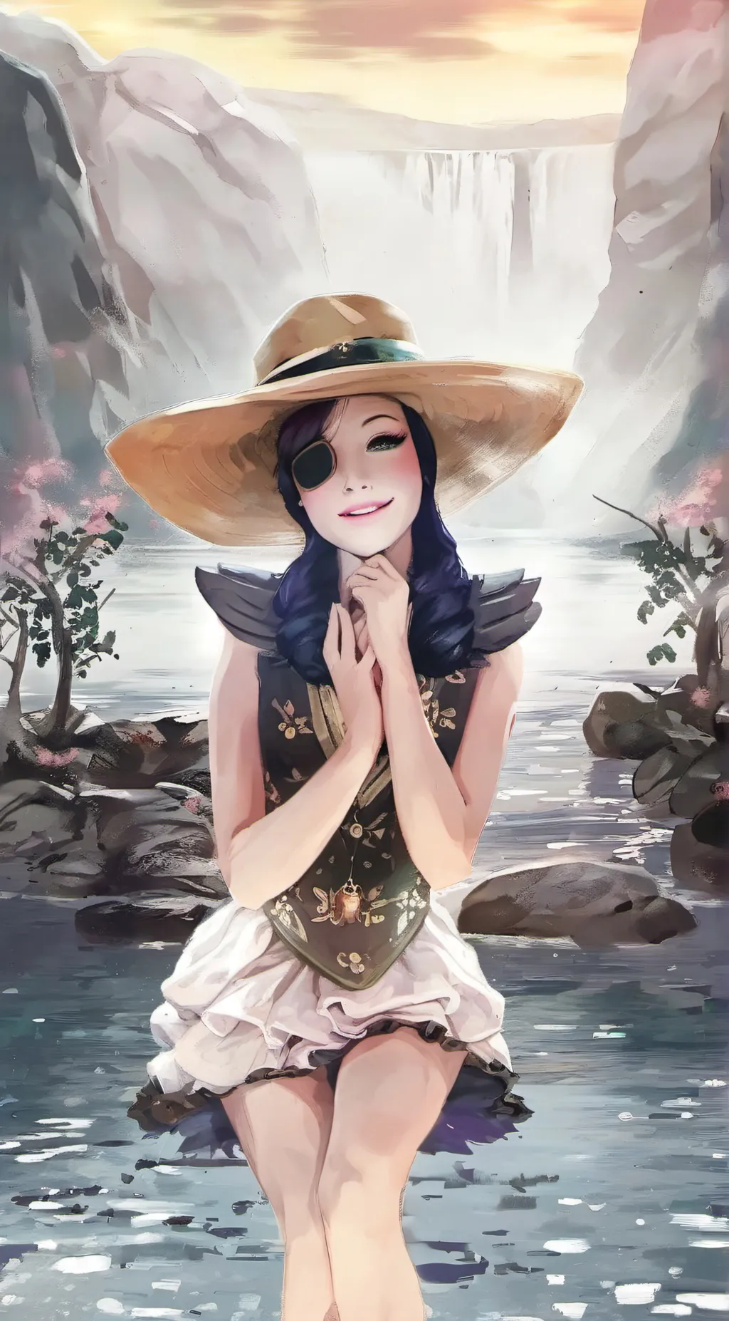 ai character: Ra b background