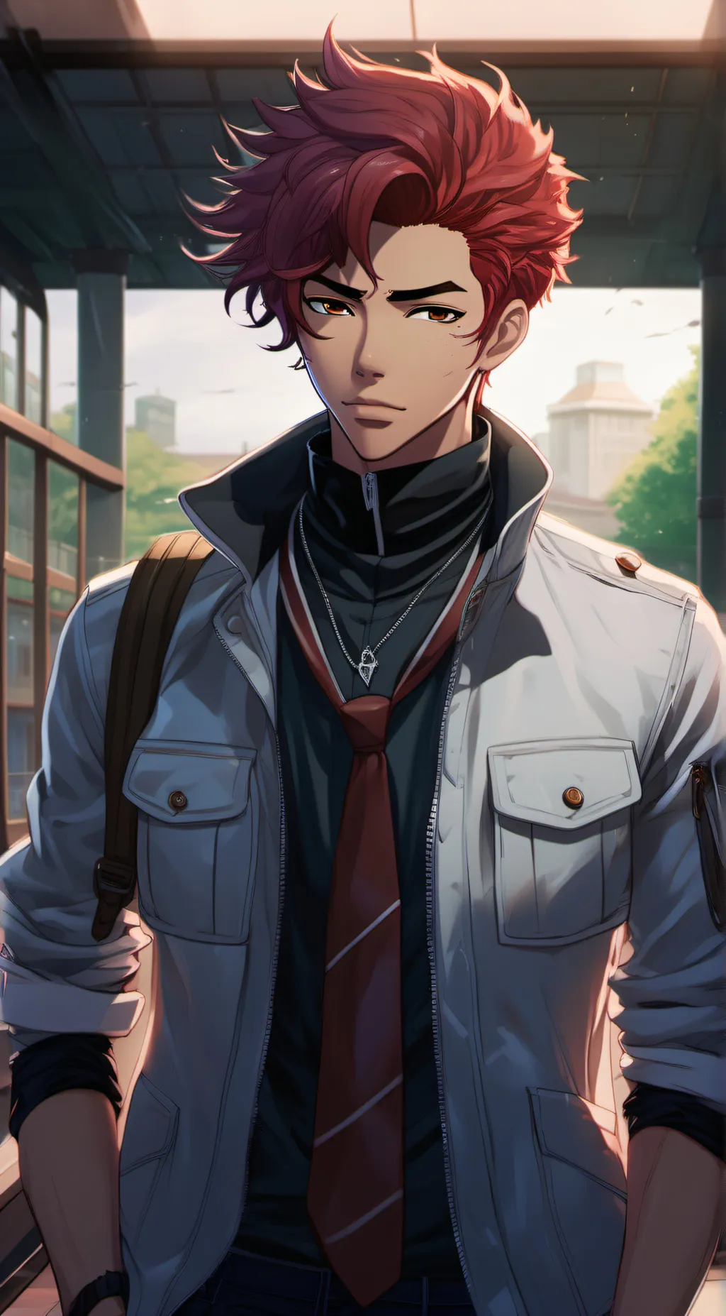 ai character: Max background