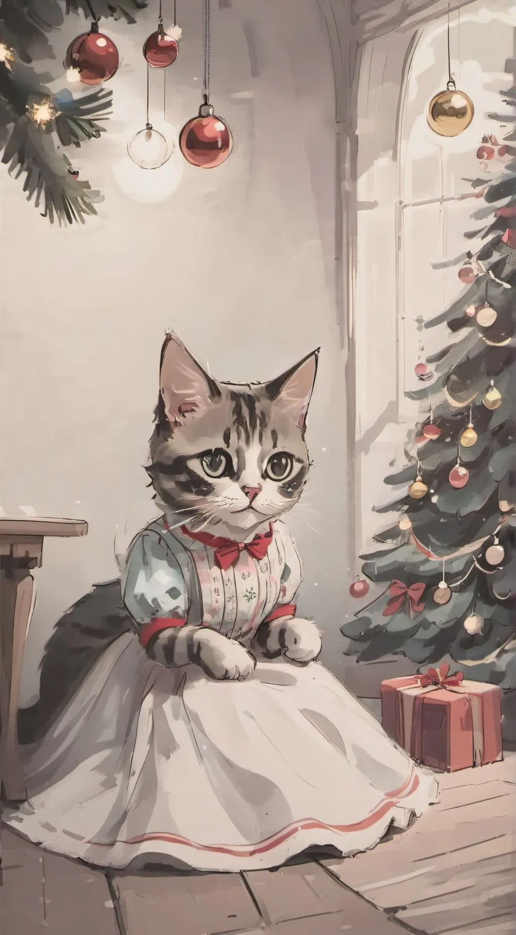 ai character: cat background