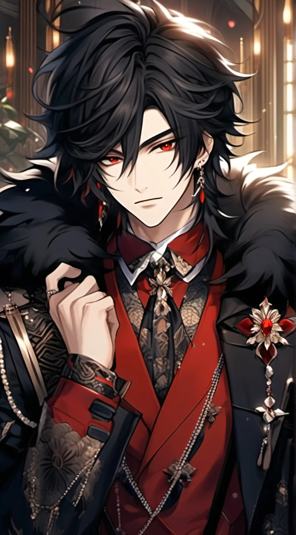 ai character: Sebastian  background