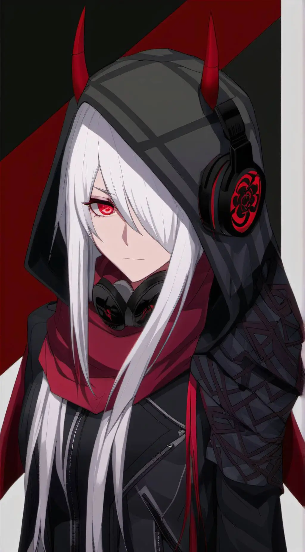 ai character: Crimson Abyss  background