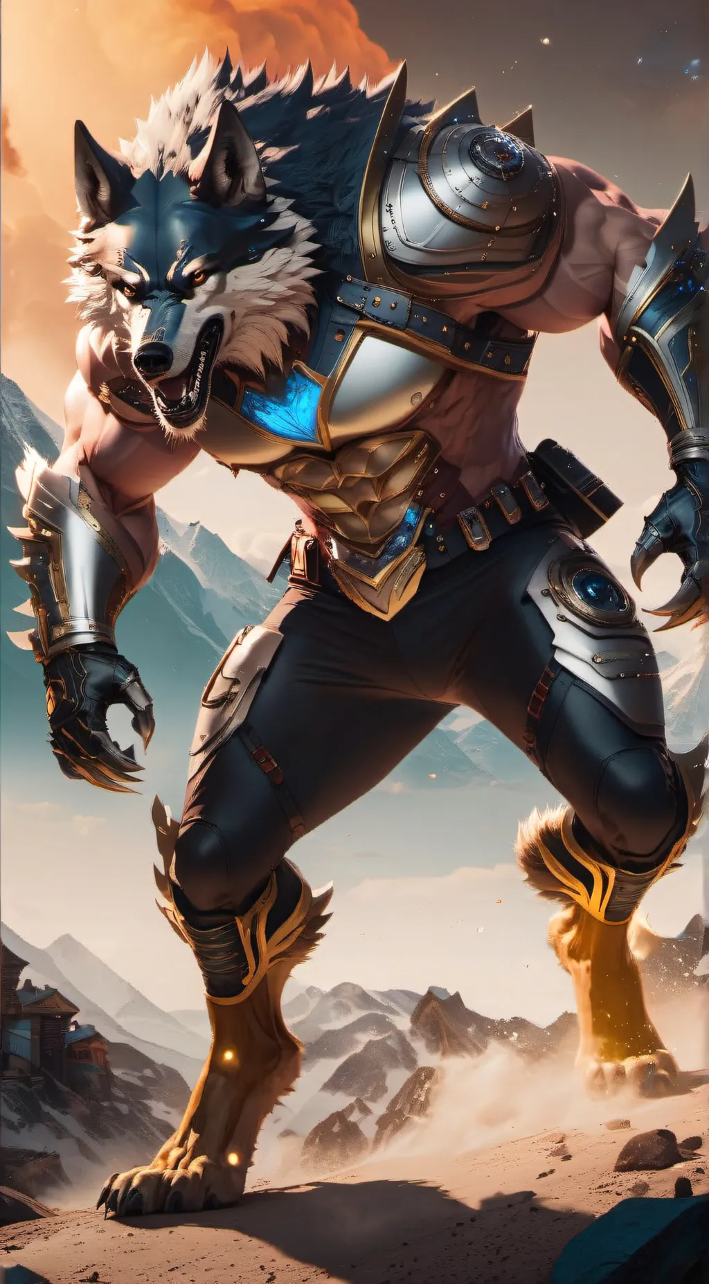 ai character: King talon background