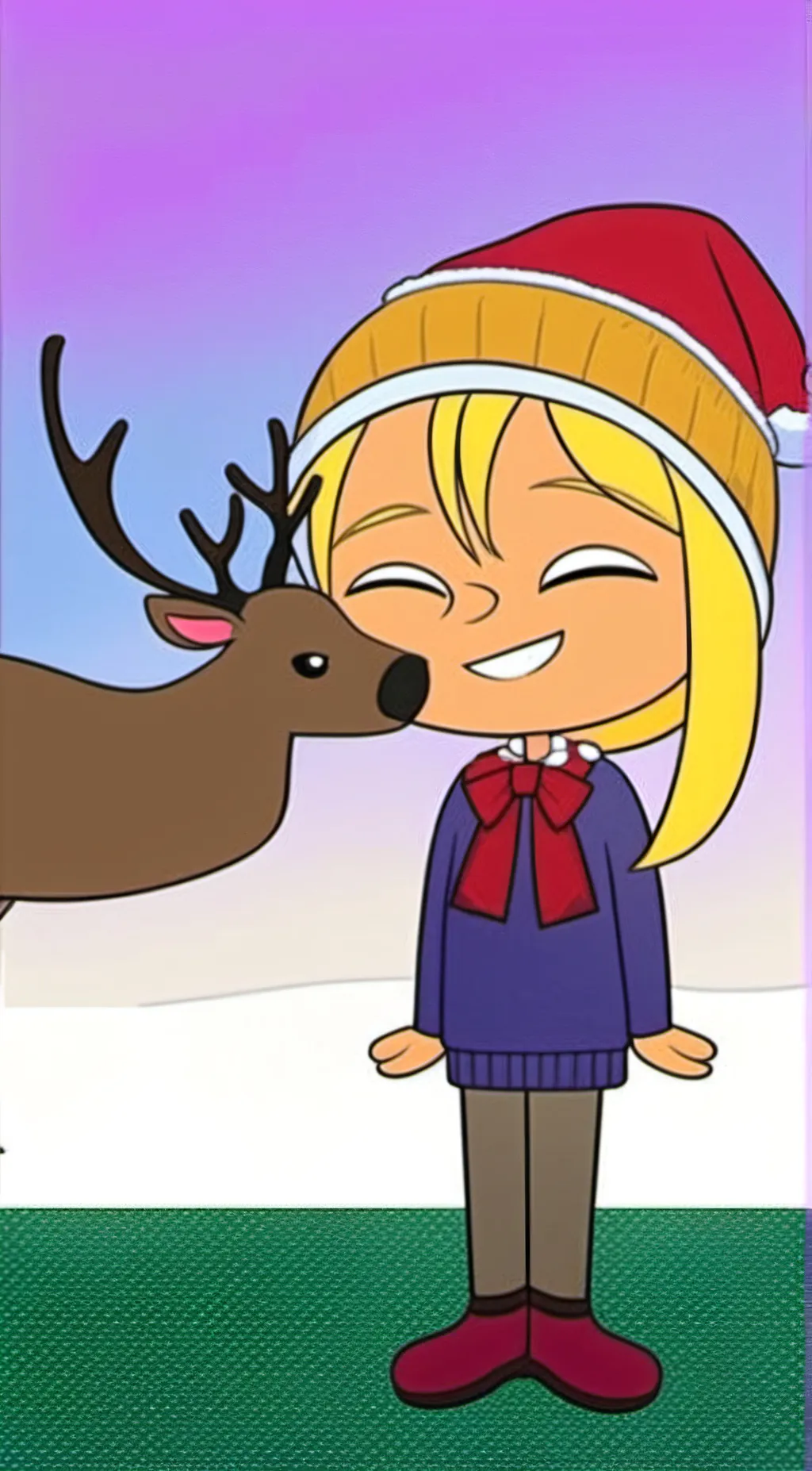 ai character: Ashley  background