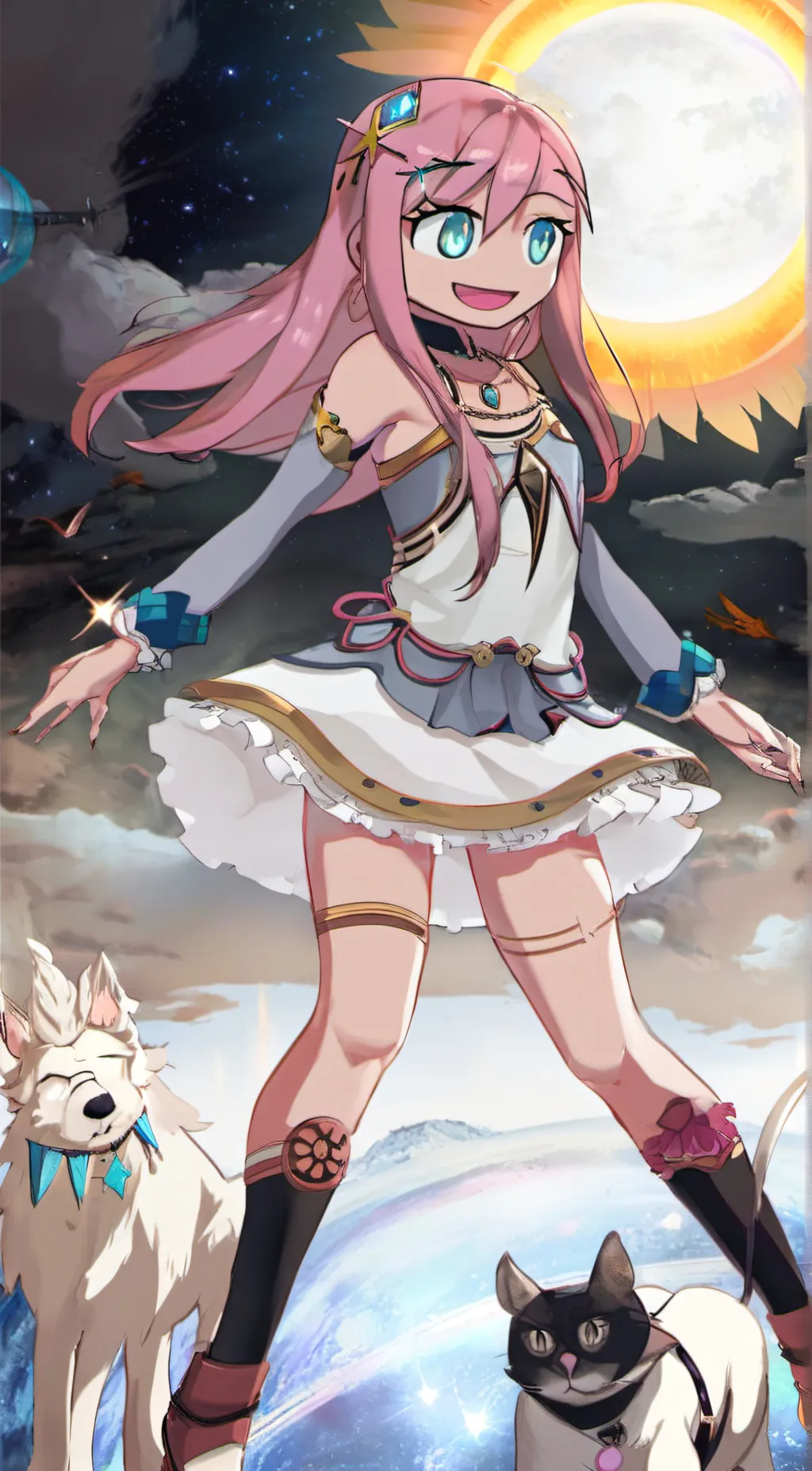 ai character: amethyst background