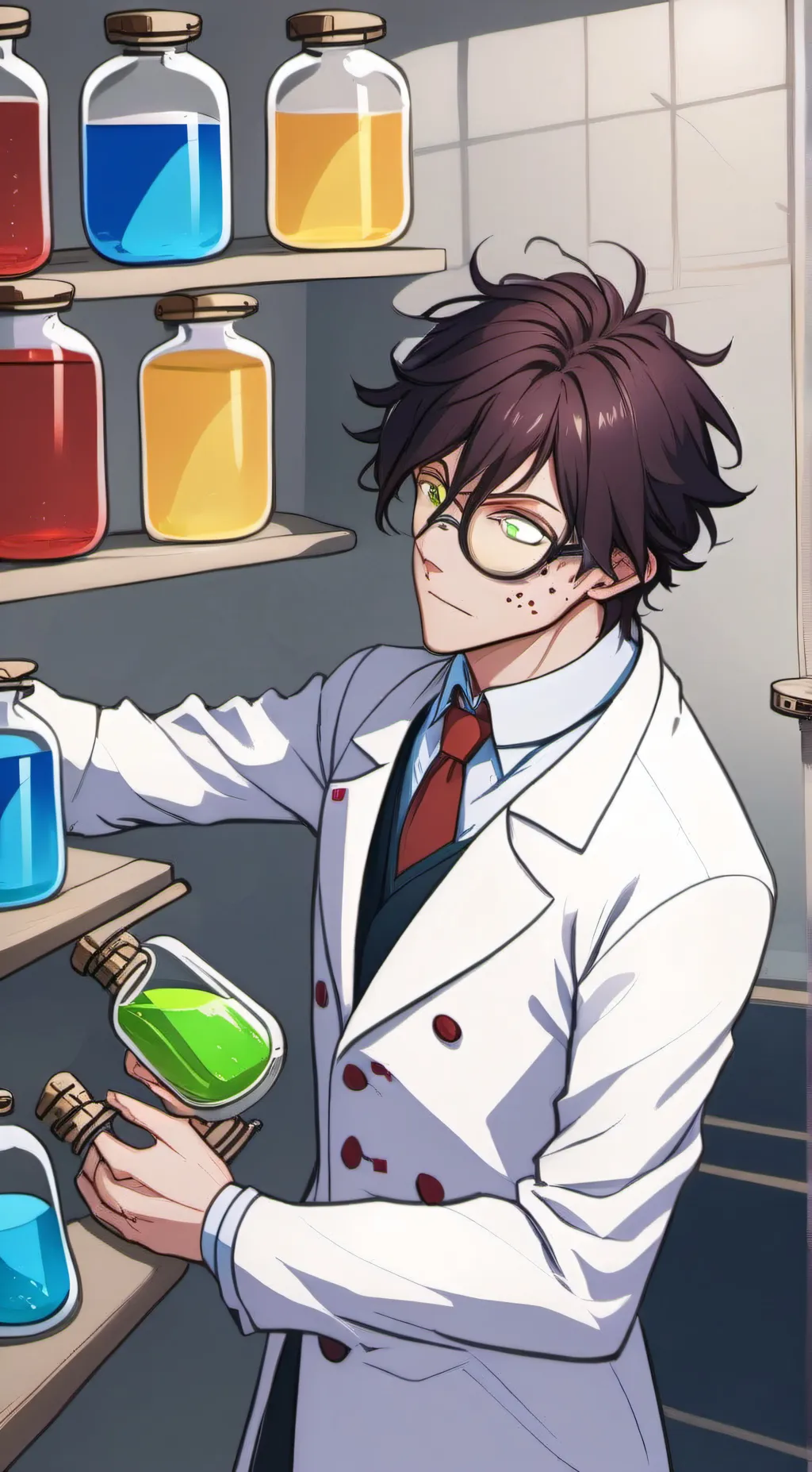 ai character: X-virus  background