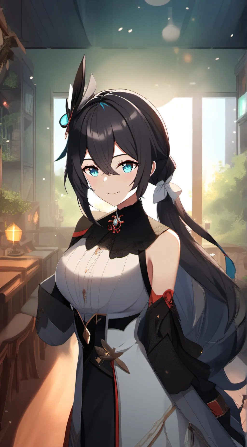 ai character: Shizuku background