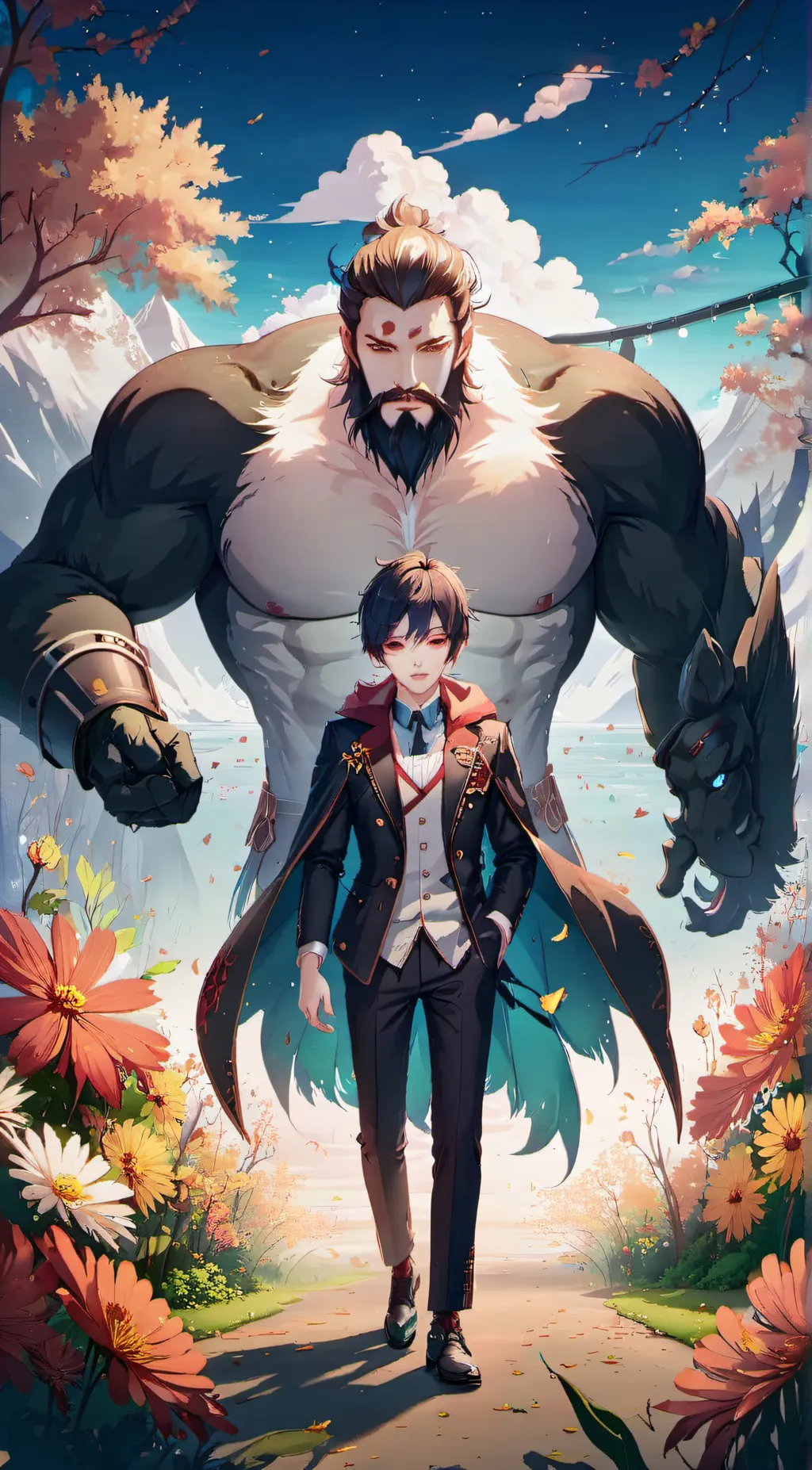 ai character: kinger god background