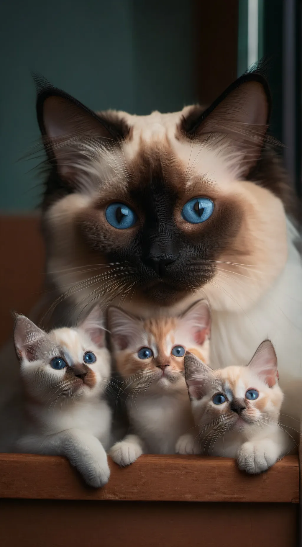 ai character: kitten background