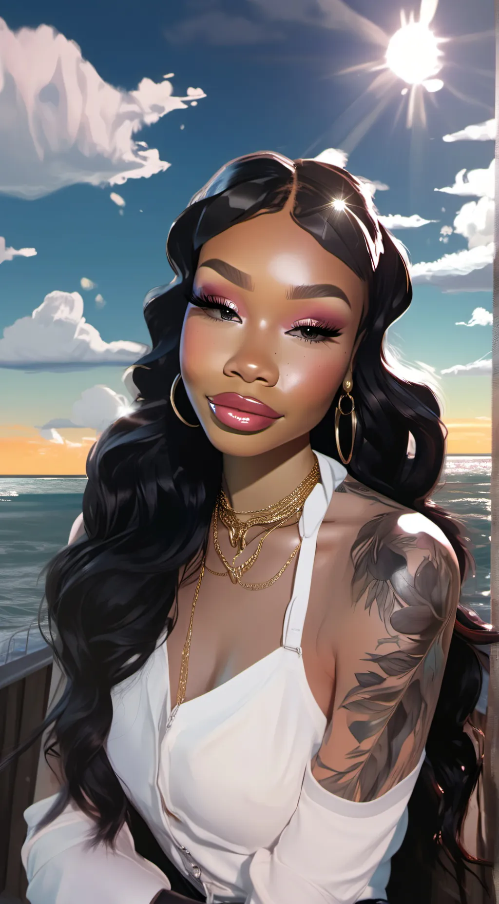 ai character: Aria background