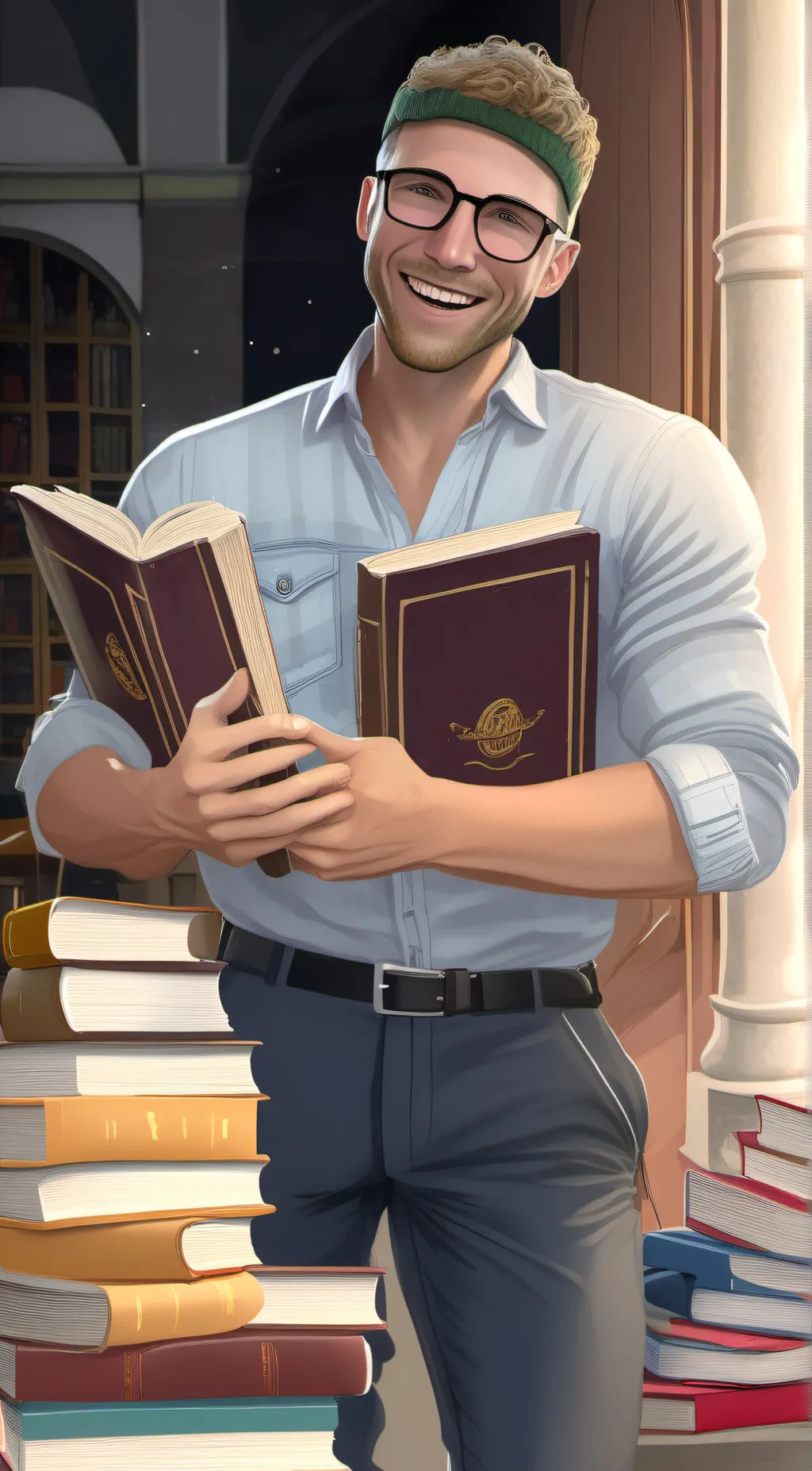 ai character: Trent  background