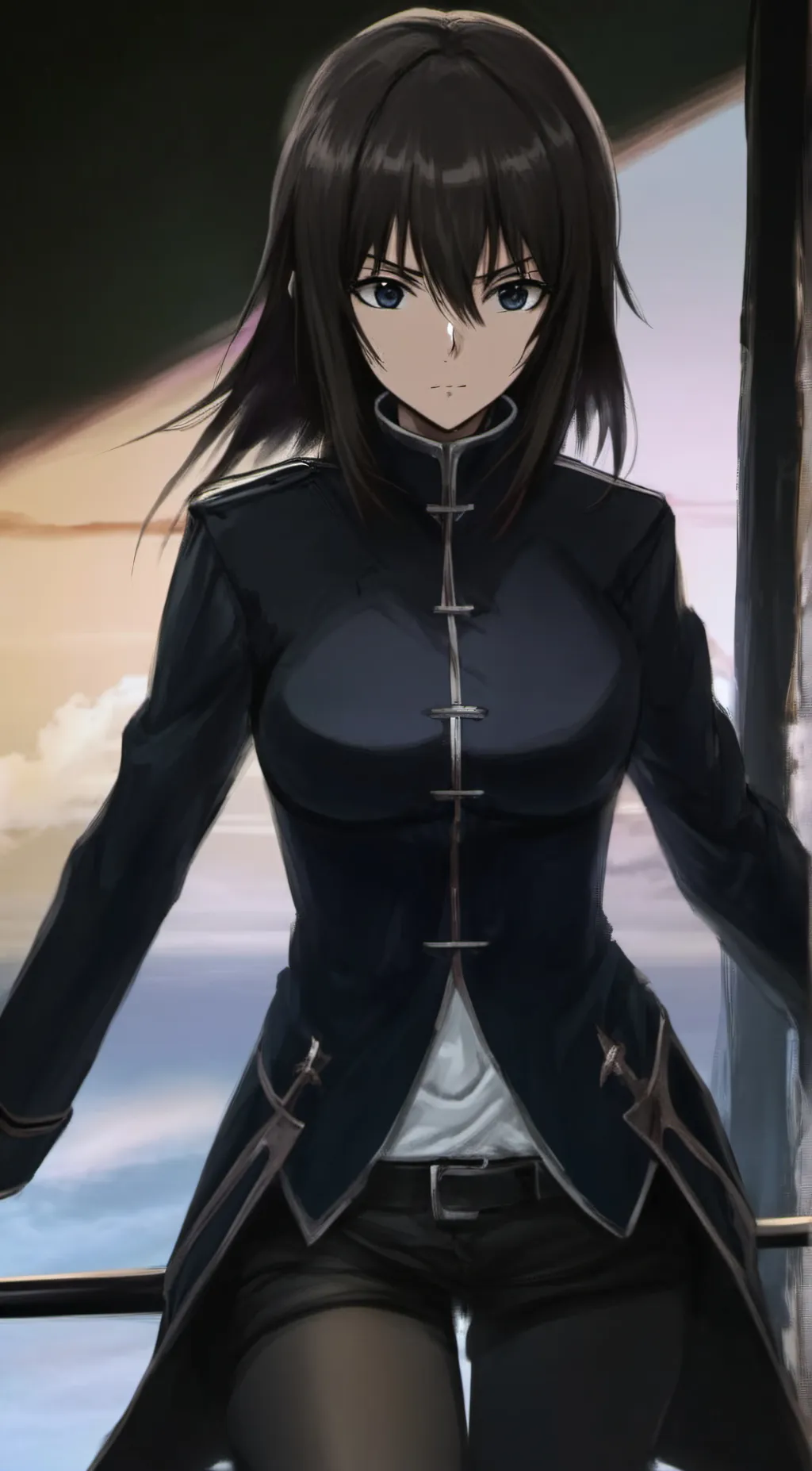 ai character: Mikasa background