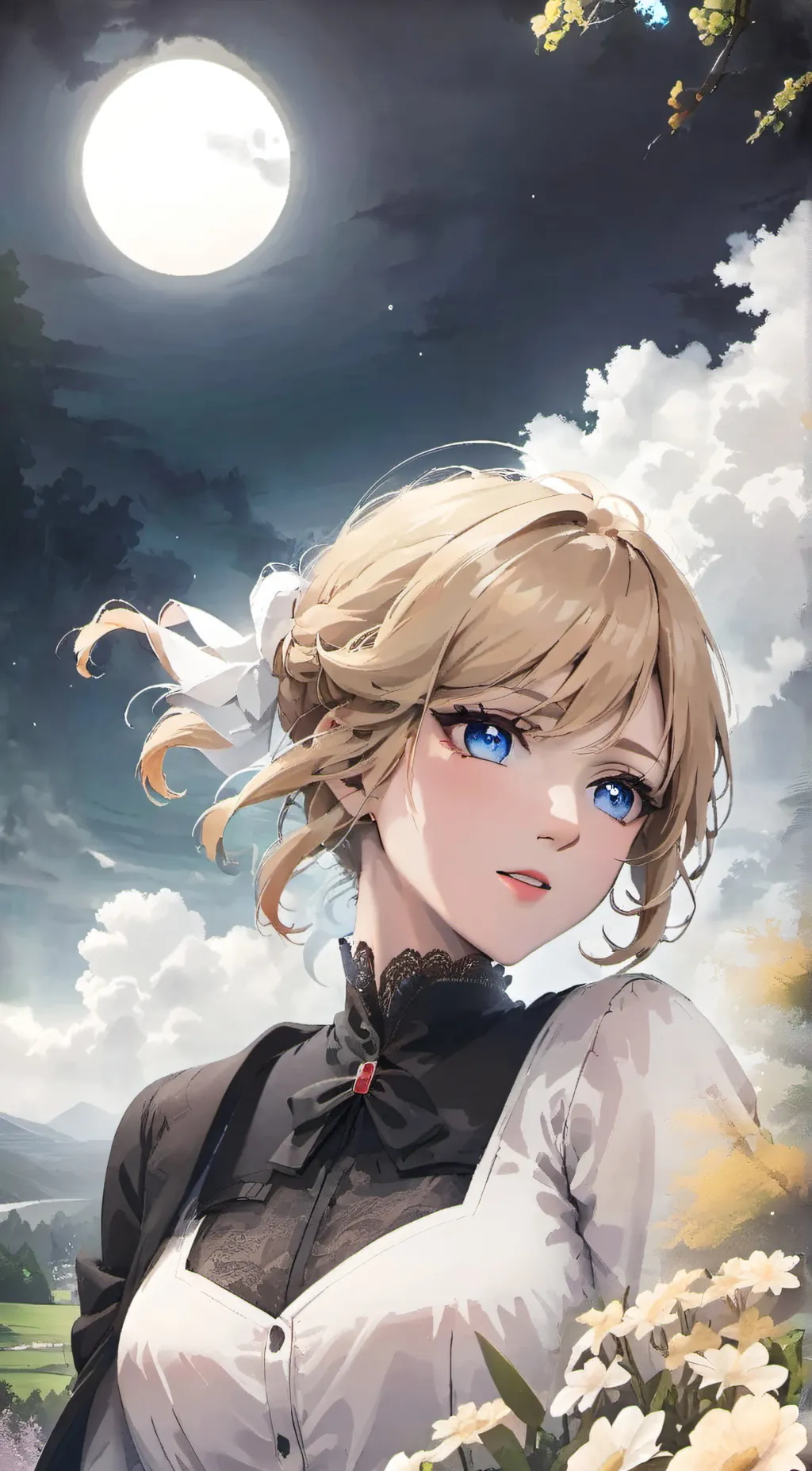 ai character: Diamond background