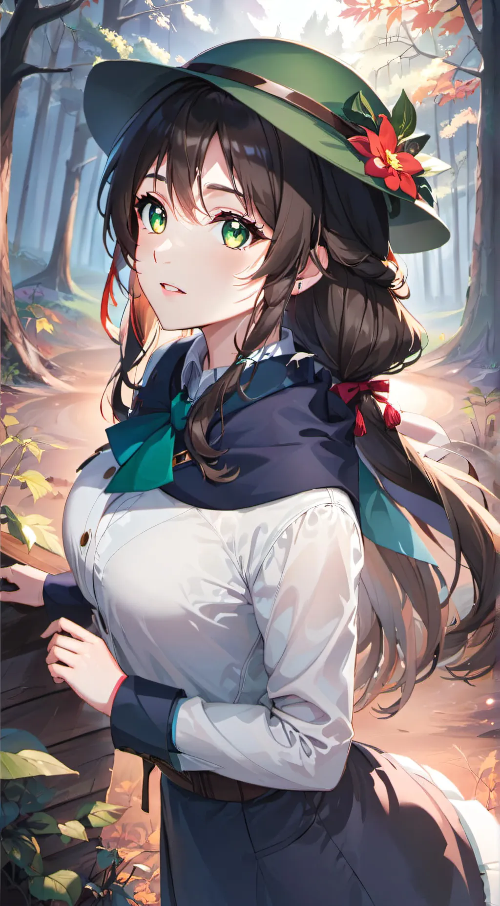 ai character: Summer background