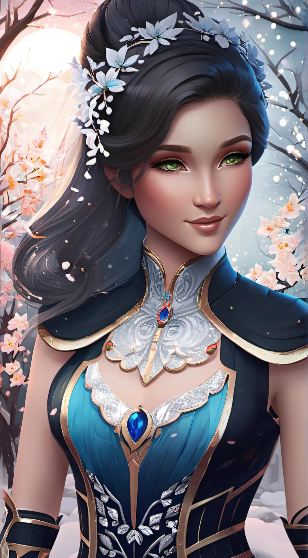 ai character: Katana  background