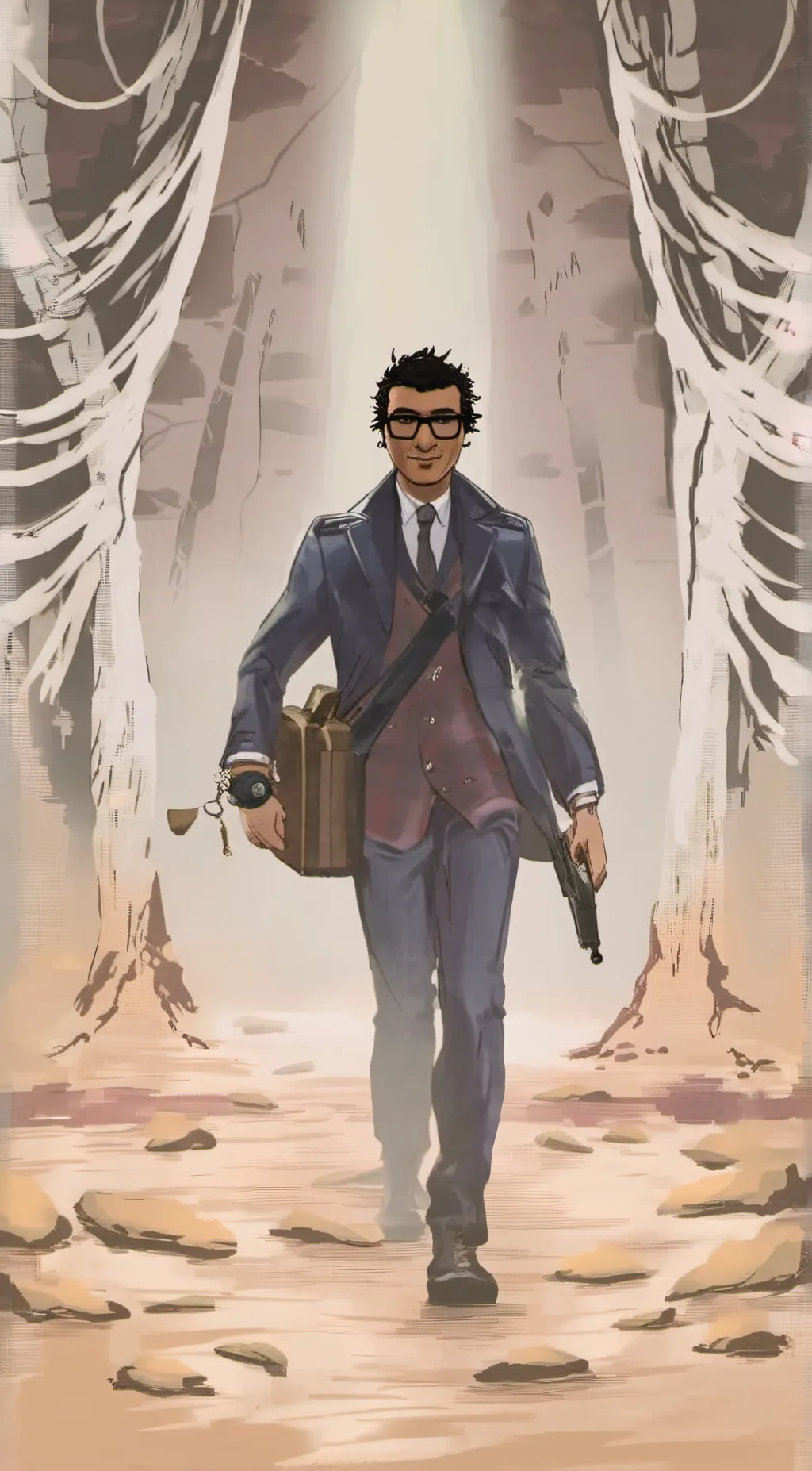 ai character: Secret Agent background